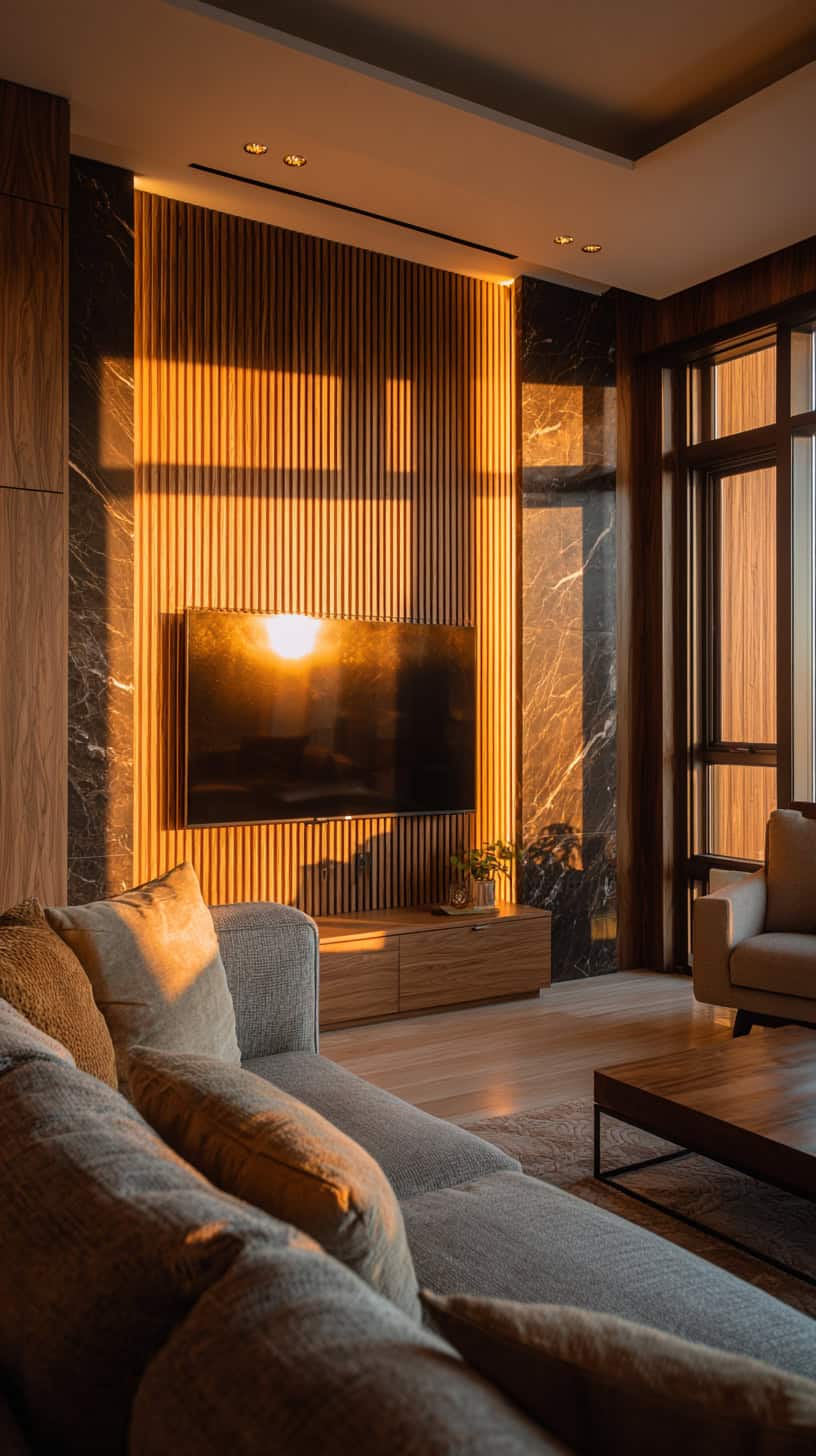 Luxury Media Wall Ideas on a Real Mom's Budget - Image 1