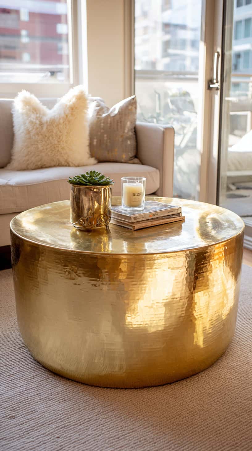Metallic Coffee Table - Image 2