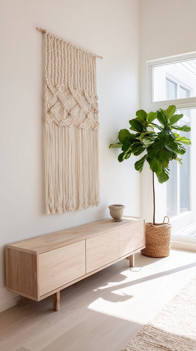 Minimalist Boho TV Wall - Image 1