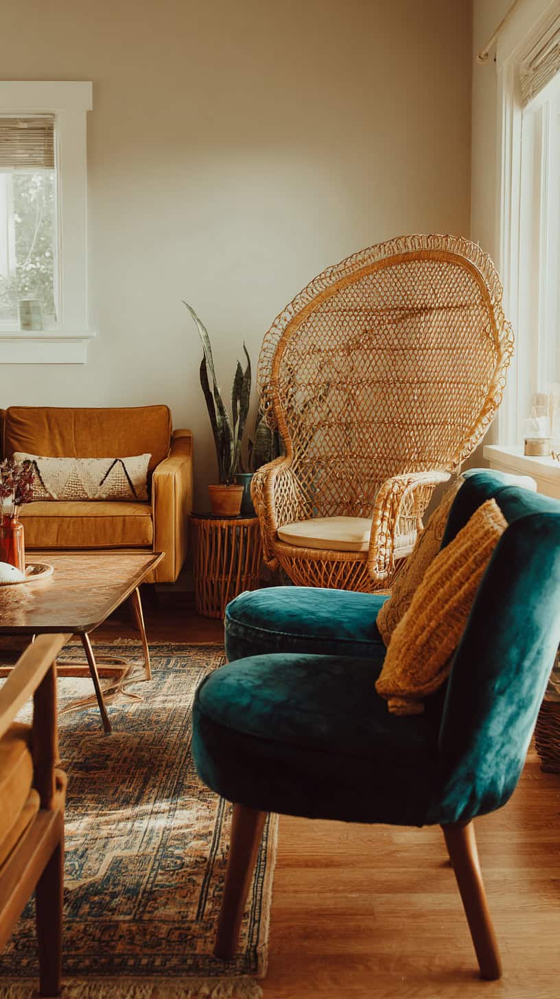 Mismatched Accent Chairs - Image 1