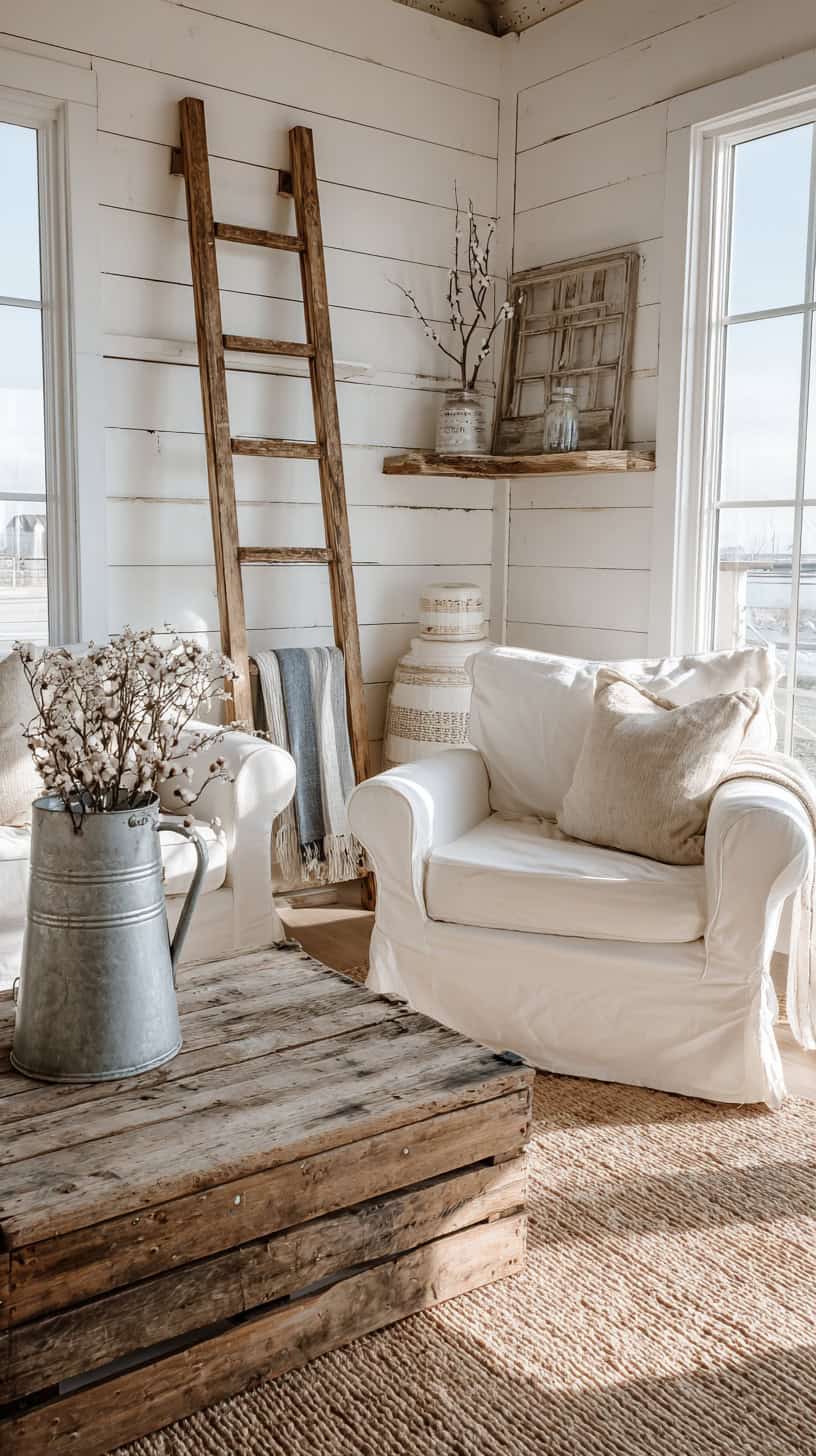 Modern Coastal Farmhouse Living Room on a Budget - Image 1