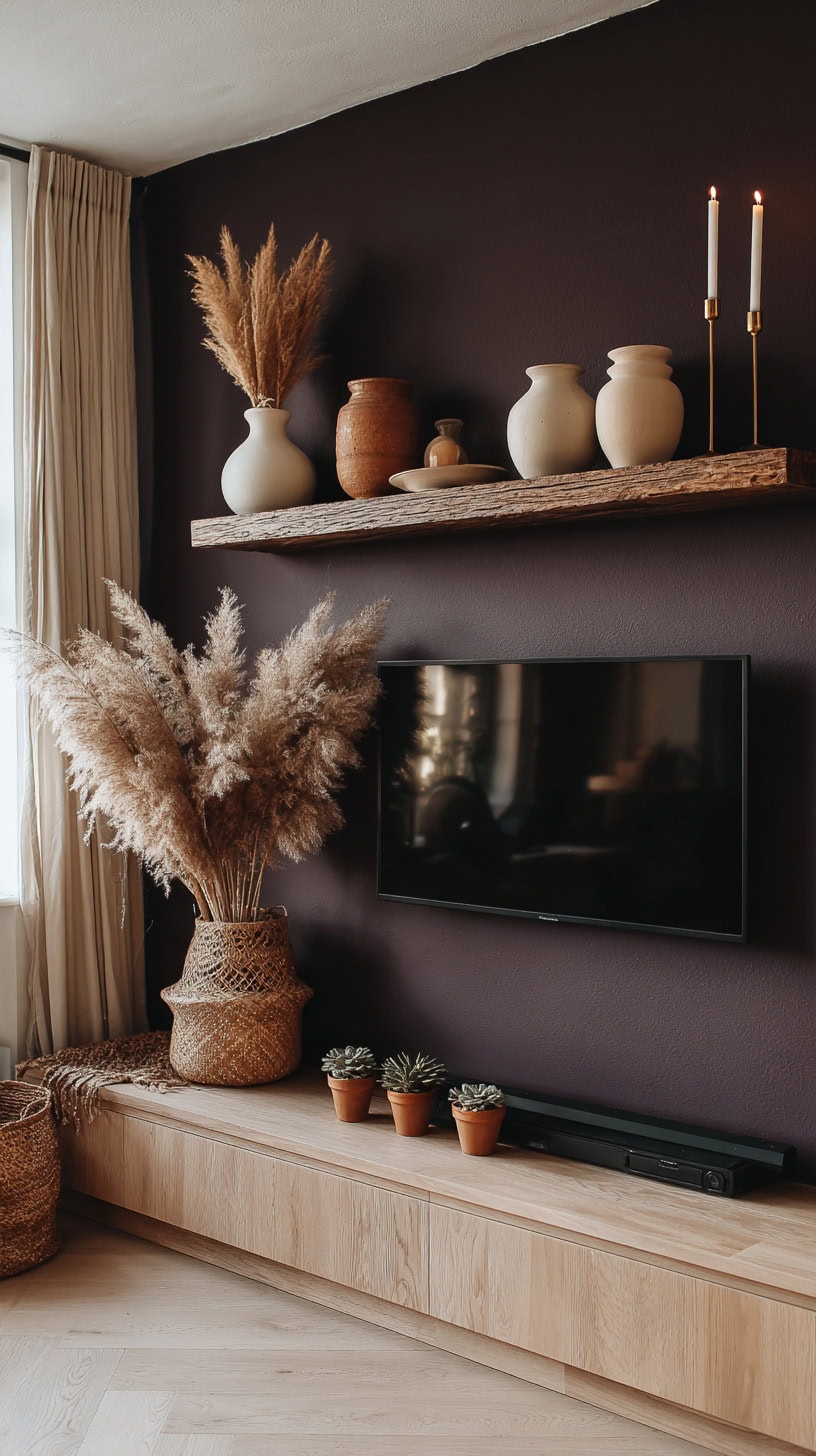 Moody Plum TV Backdrop - Image 2
