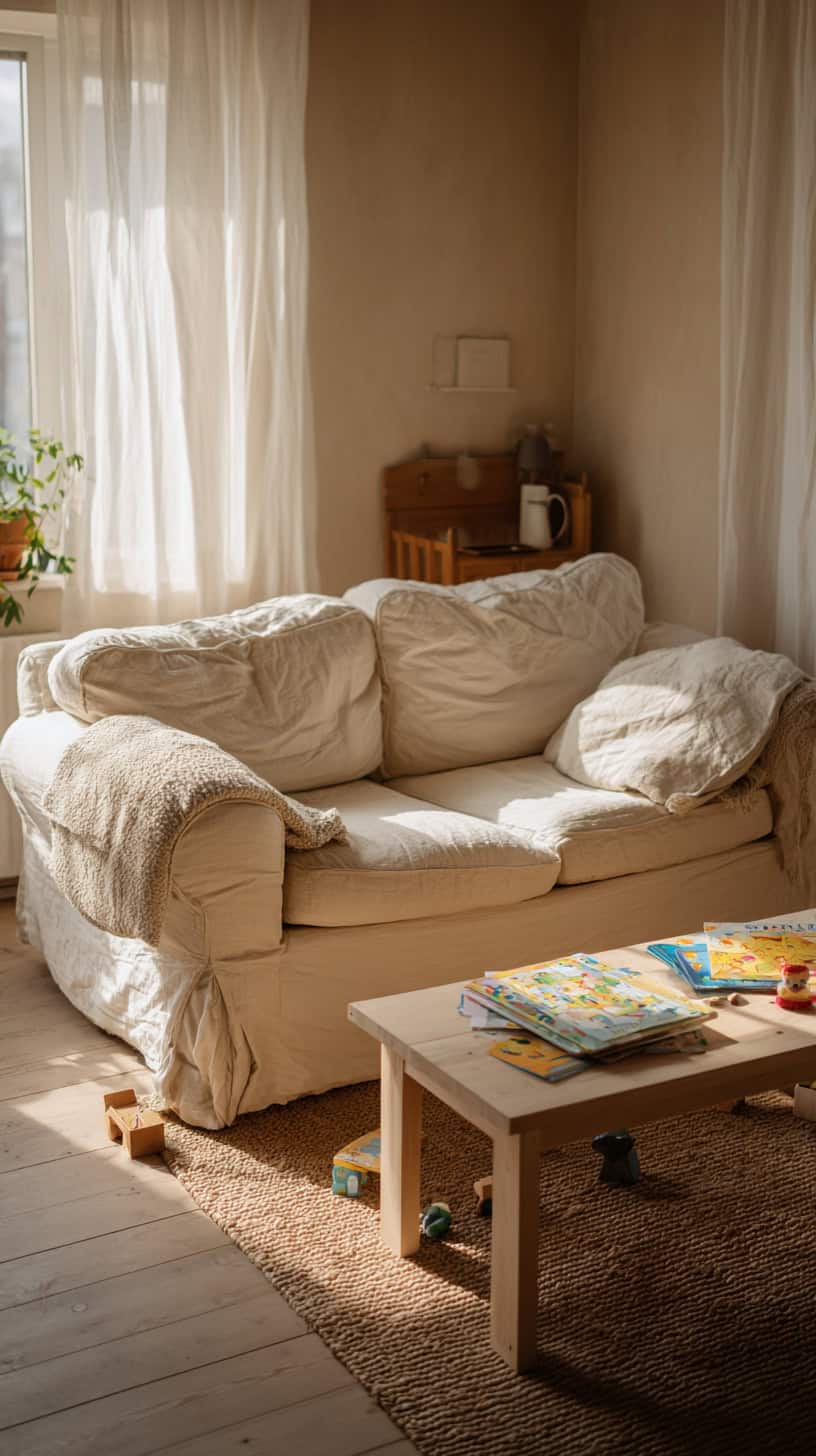 Neutral Nordic Living Room Inspiration from Real Moms - Image 1