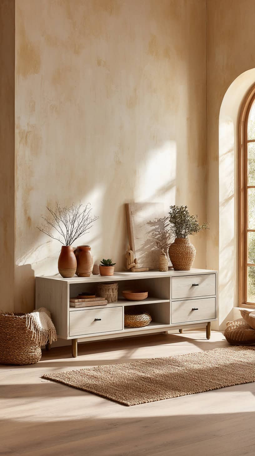 Neutral Taupe TV Console - Image 2