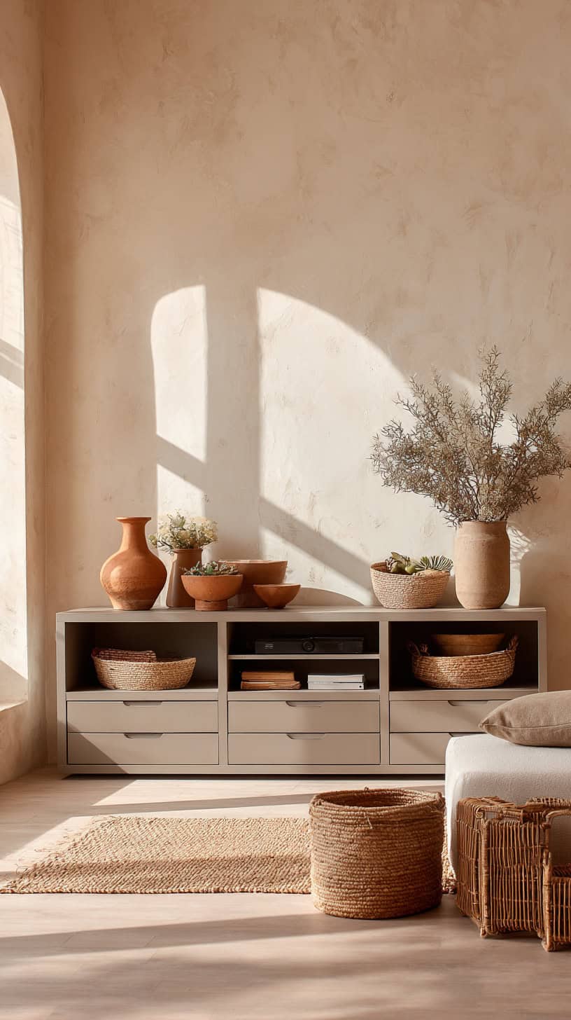 Neutral Taupe TV Console - Image 1