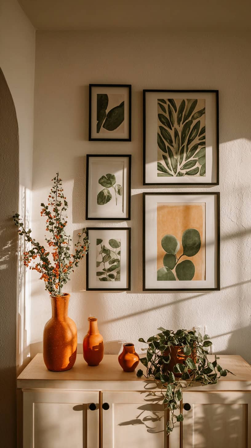 Olive Green Wall Art - Image 1