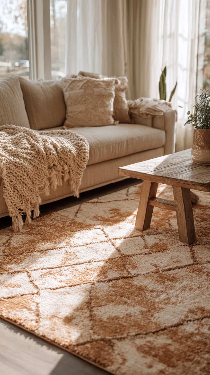 Perfect Rug Ideas for Your Beige or Gray Couch in Farmhouse Style - Image 2