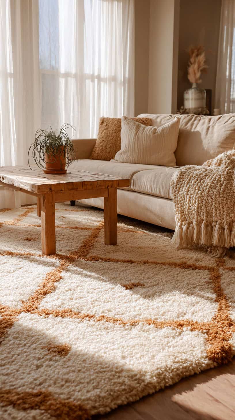 Perfect Rug Ideas for Your Beige or Gray Couch in Farmhouse Style - Image 1