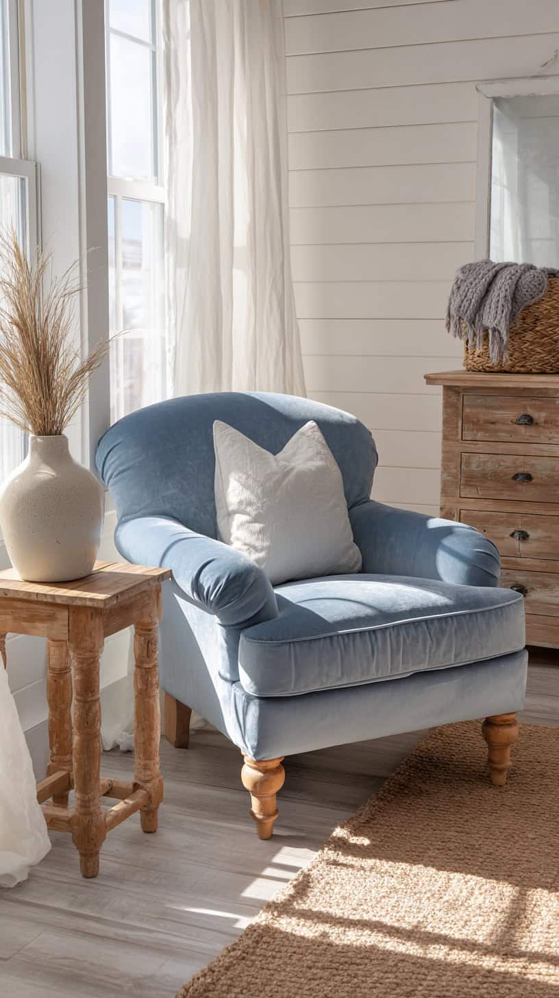 Performance Velvet Accent Chairs - Image 2