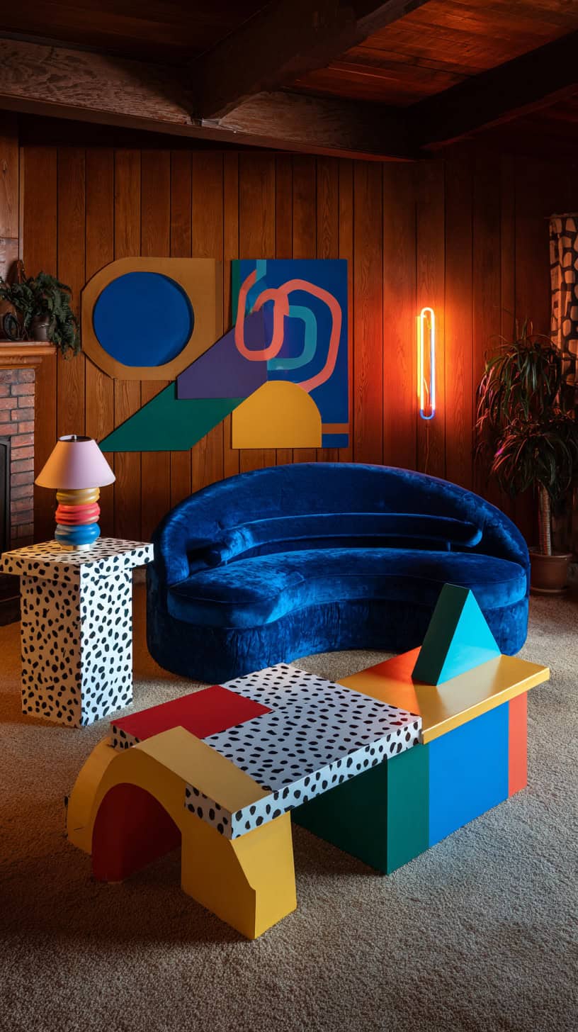 Post Modern Living Room: Edgy Twists on Vintage - Image 2