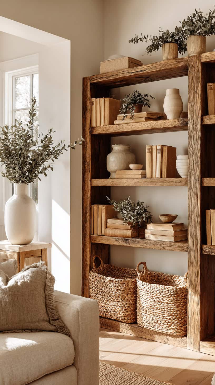 Rustic Farmhouse Bookshelves - Image 2