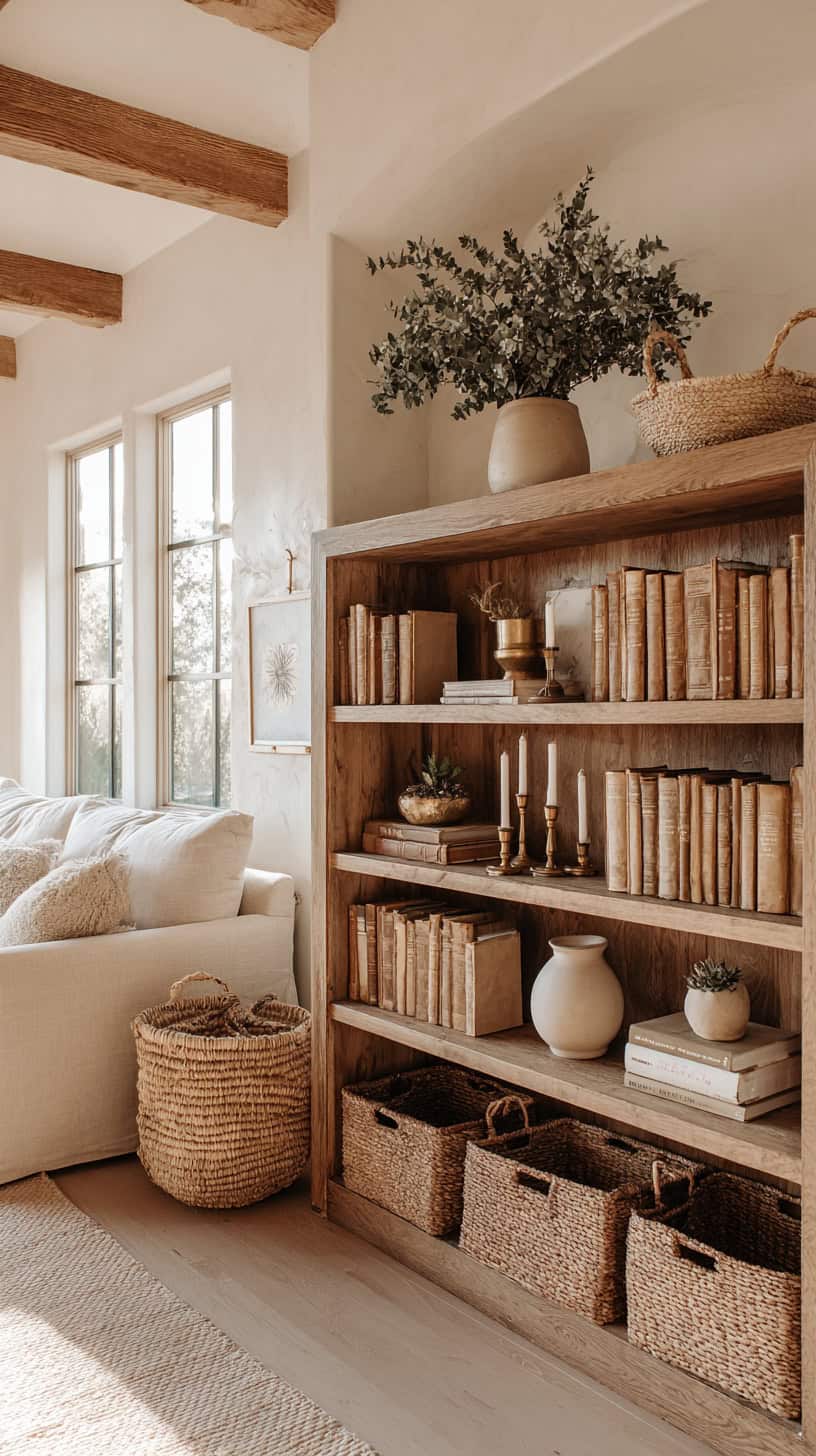 Rustic Farmhouse Bookshelves - Image 1