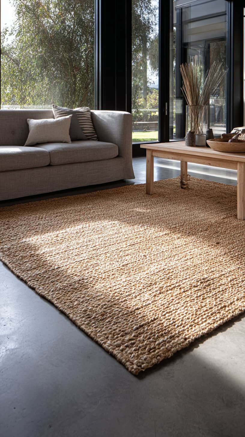 Seagrass Jute Area Rug - Image 1