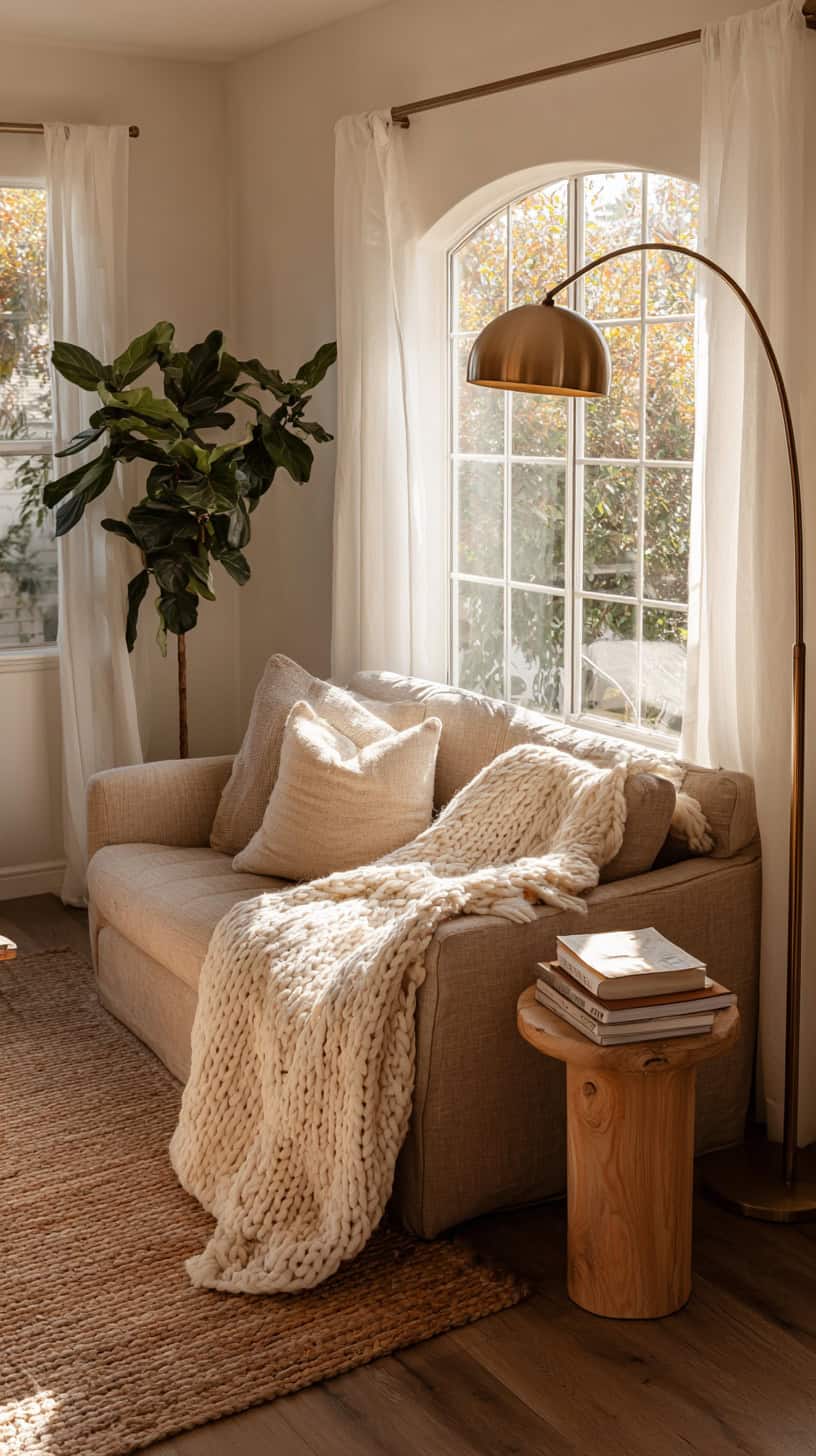 Sitting Room Glow-Up with Beige Sofa Decor - Image 1