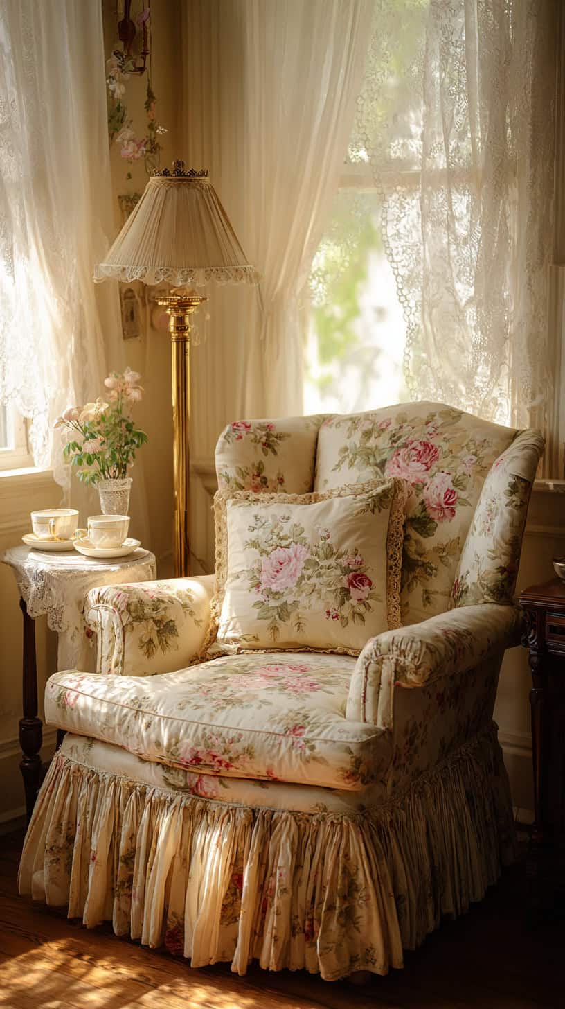 Skirted Armchair - Image 1