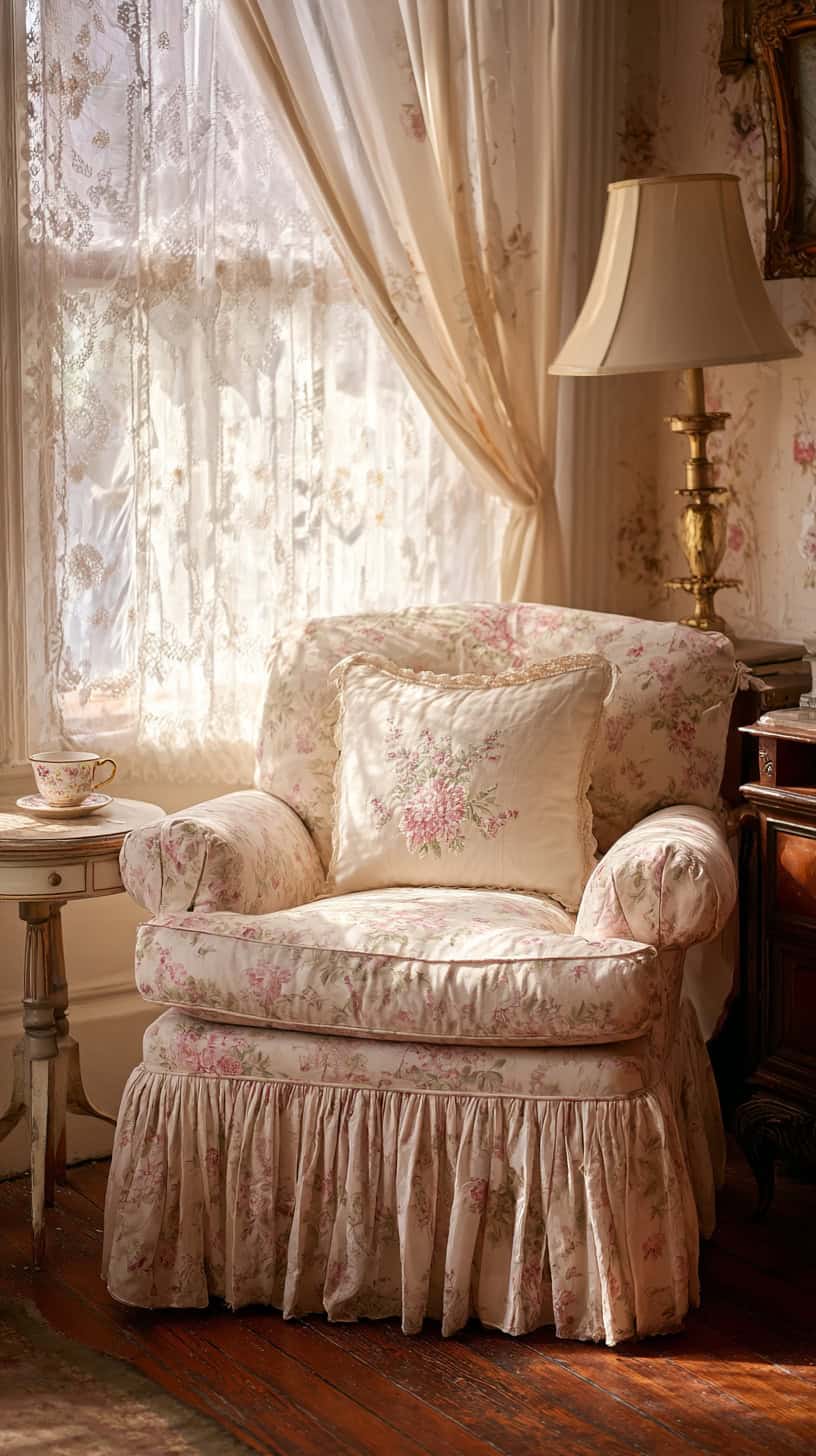 Skirted Armchair - Image 2