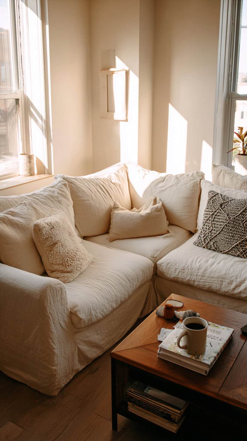 Slipcovered Sectional - Image 1