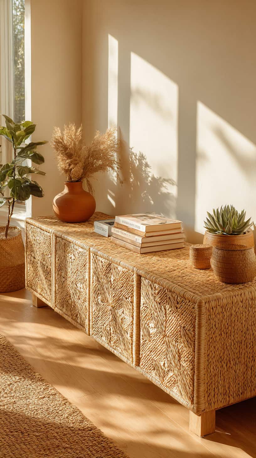 Textured Woven TV Base - Image 2
