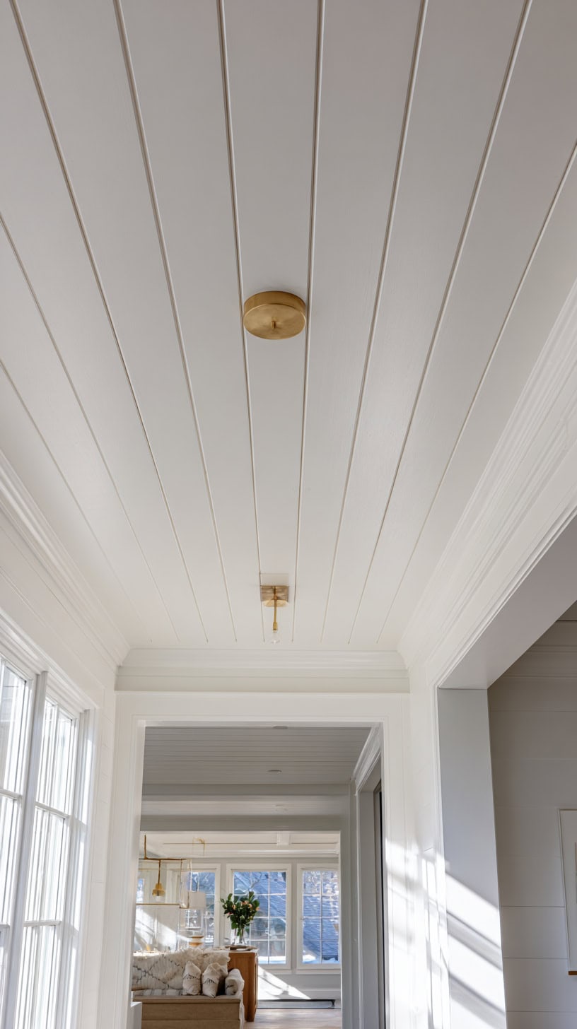 Tongue-and-Groove Ceiling Paneling - Image 1
