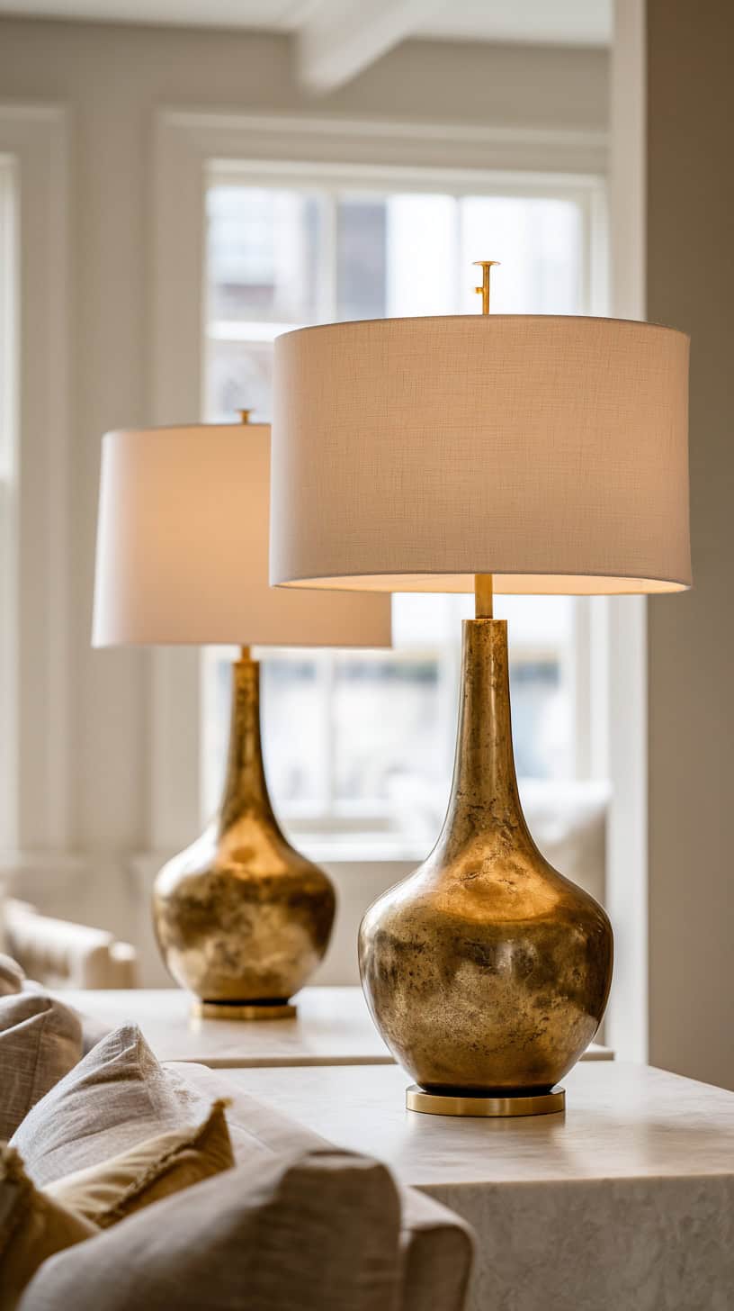 Unlacquered Brass Lamps - Image 1