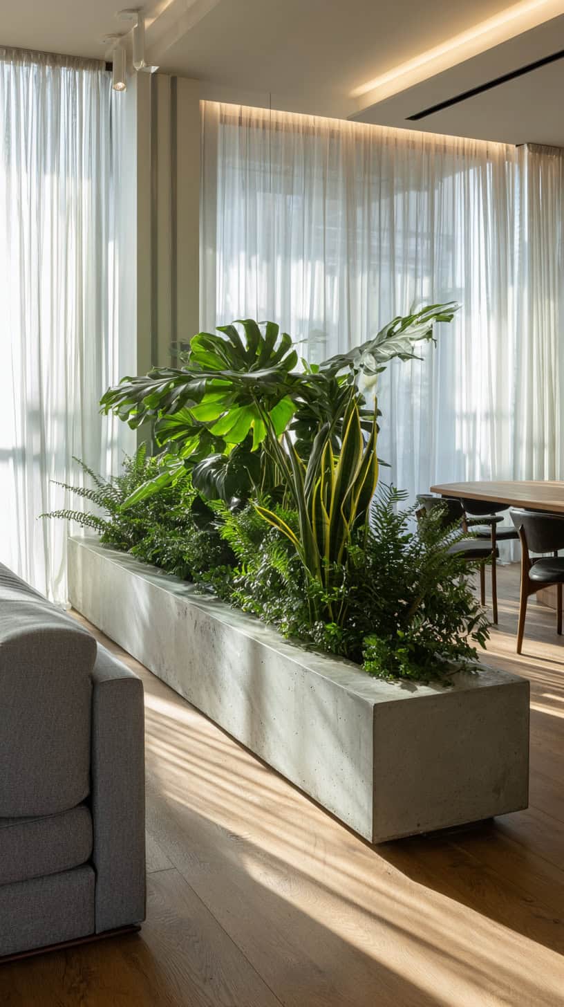 Verdant Plant Trough Divider - Image 2