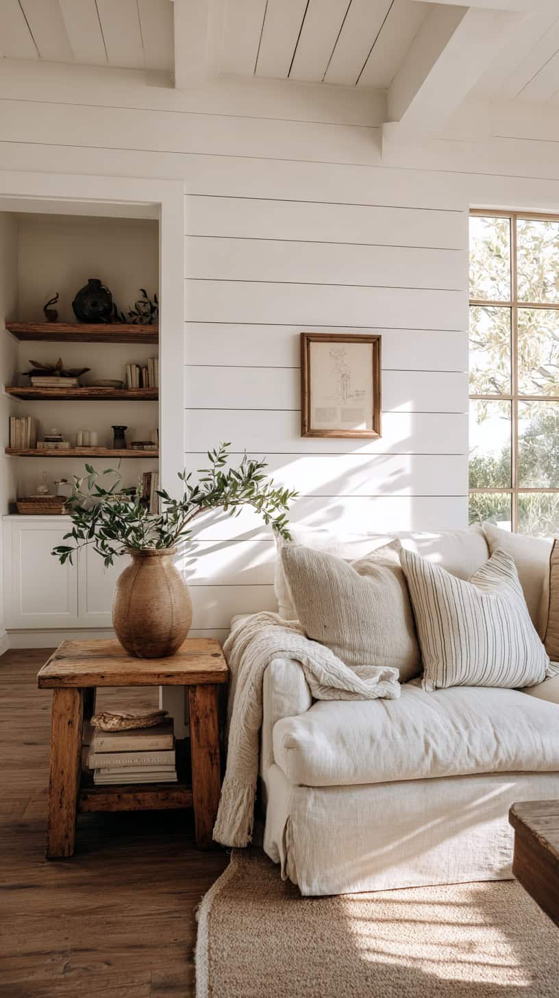 Vintage Shiplap Accent Wall - Image 2