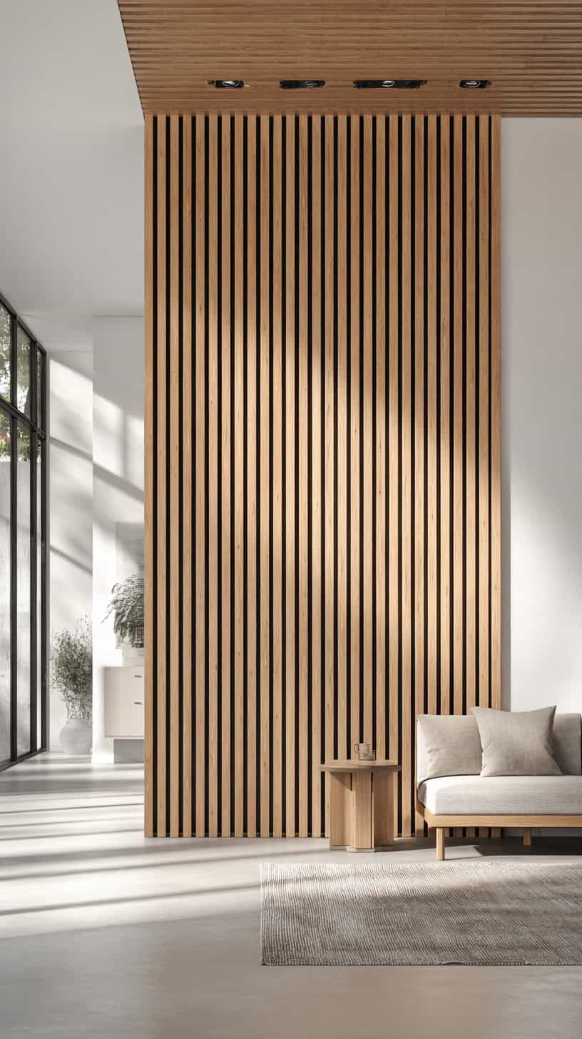 Wood Panel Accent Wall - Image 2