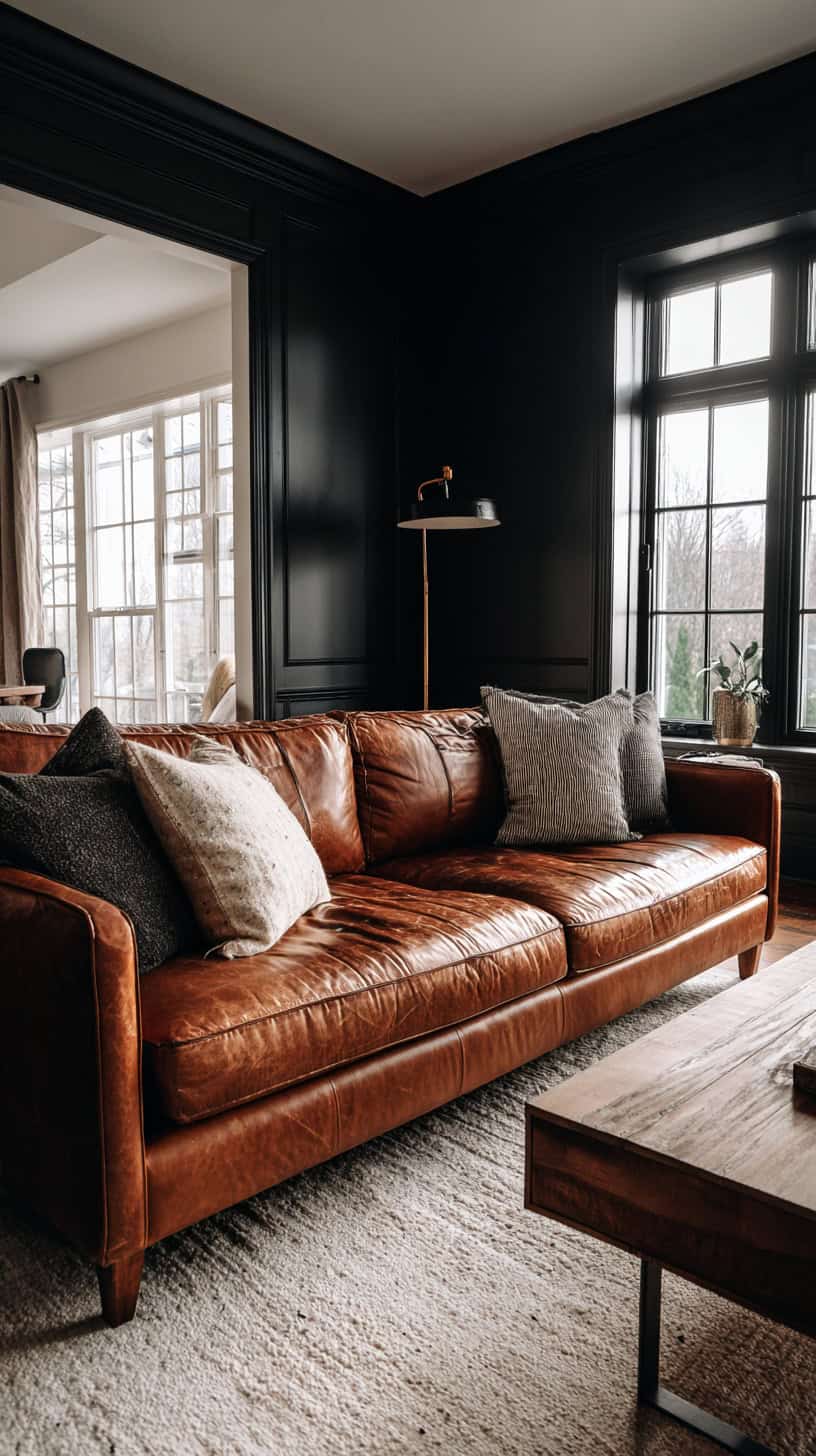 Black White And Brown Living Room for Everyday Glam - Image 1