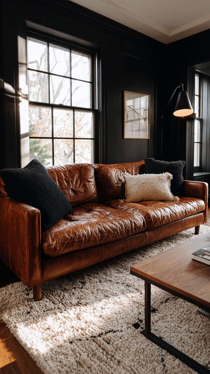 Black White And Brown Living Room for Everyday Glam - Image 2