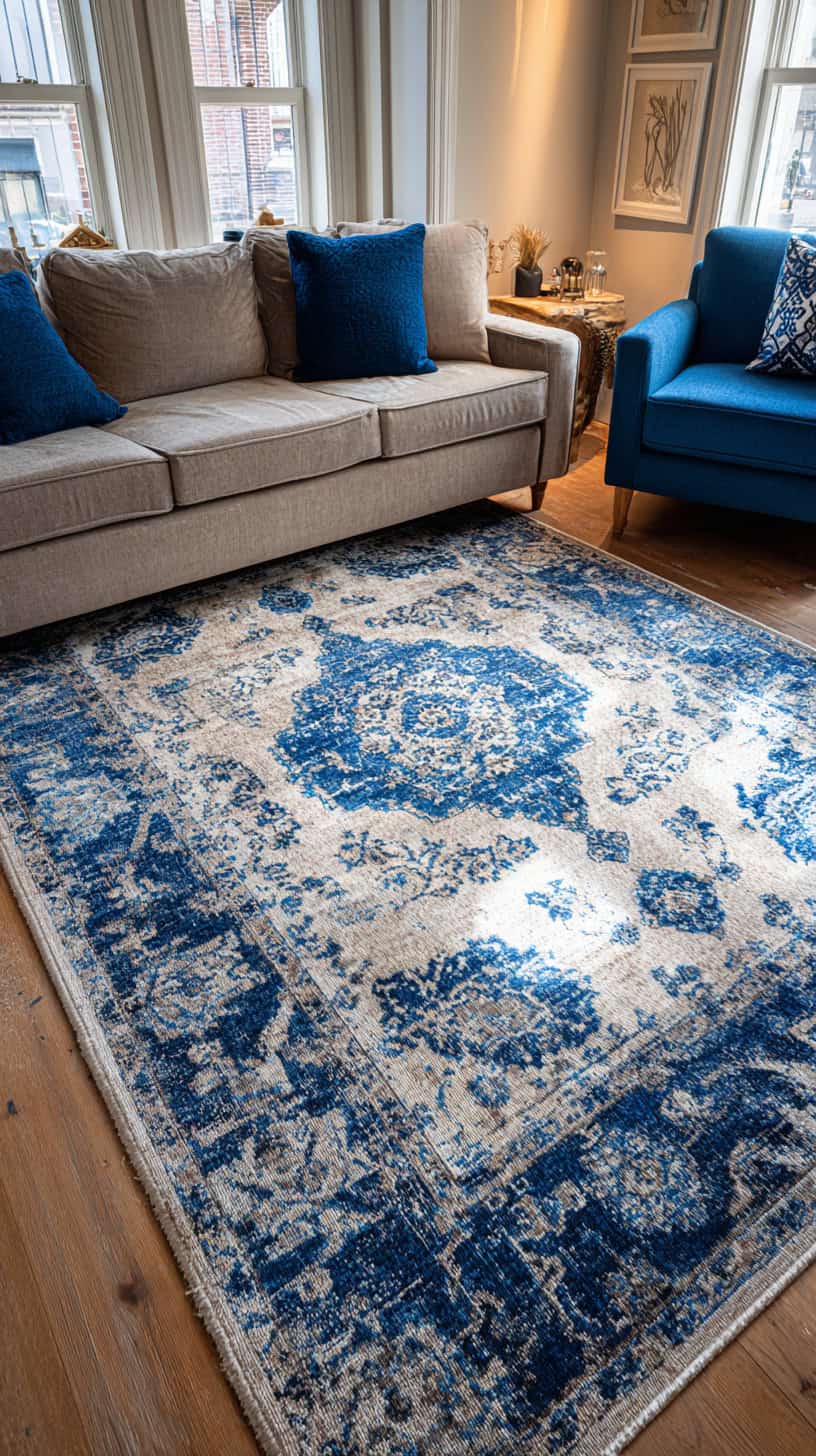 Blue Family Room Rug - Image 2
