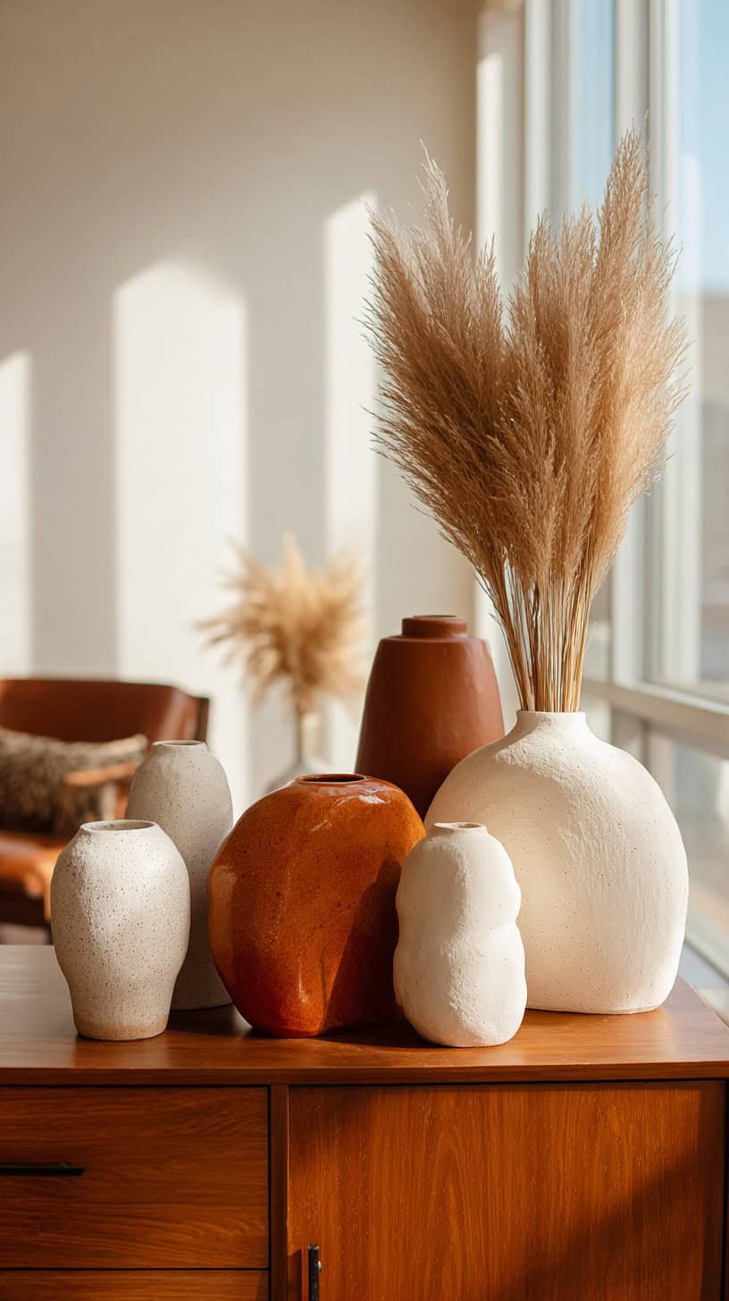 Clay Ceramic Vases - Image 2
