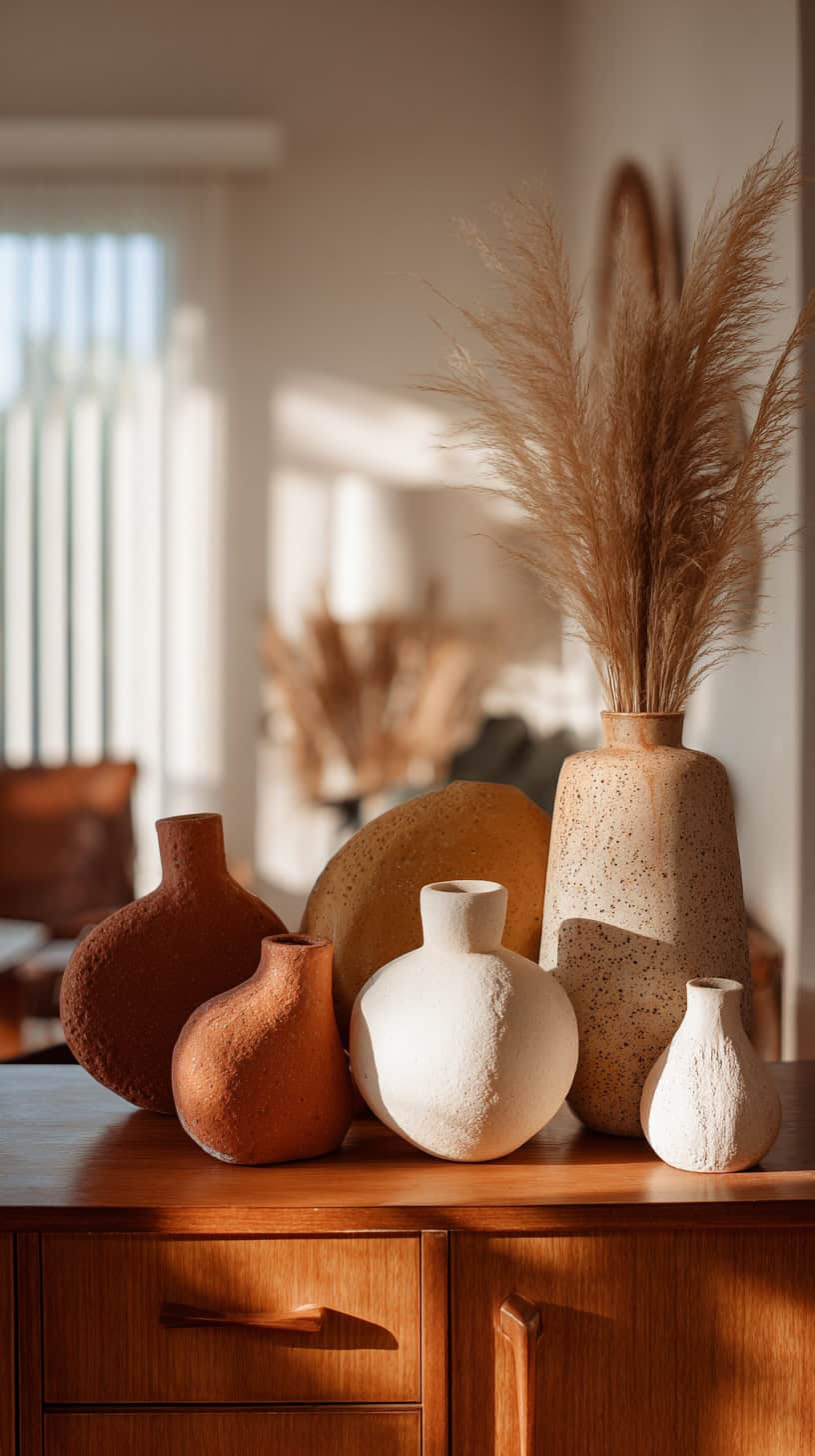Clay Ceramic Vases - Image 1