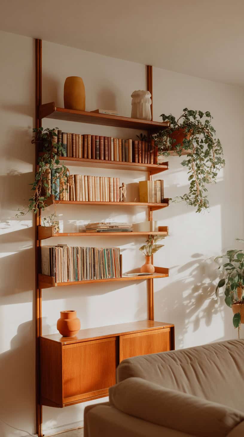 Danish Teak Shelves - Image 1