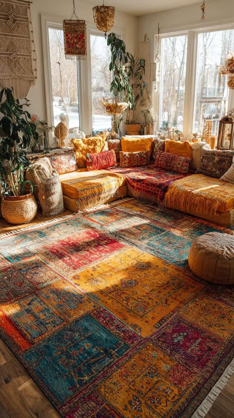 Extra Large Boho Big Rug - Image 2