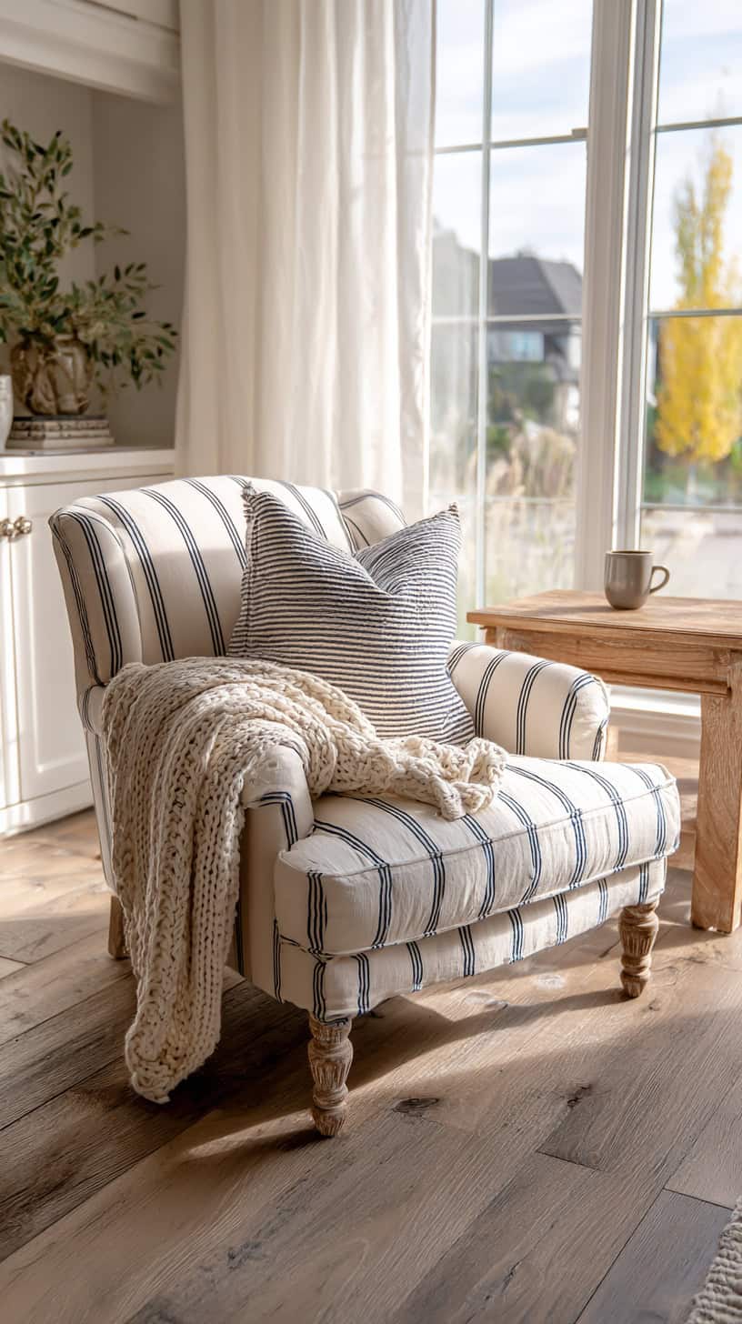 Farmhouse Style Armchair - Image 2