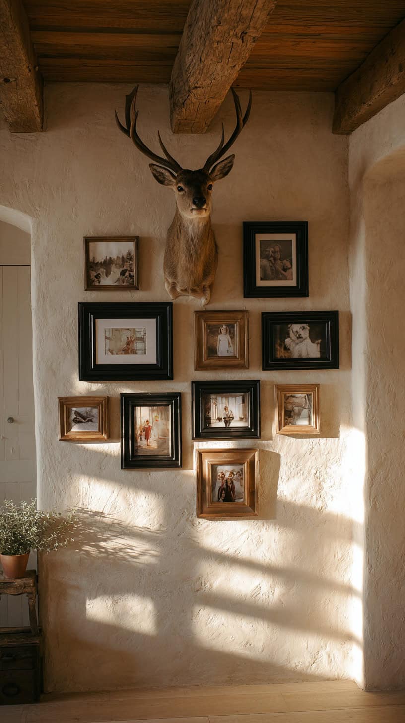 Gallery Wall Magic: Pairing Deer with Family Photos - Image 1
