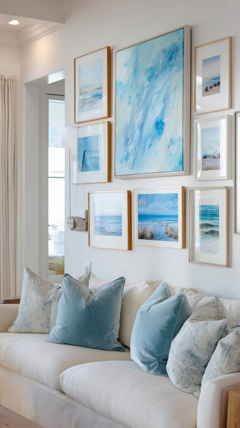 Light Blue Wall Art - Image 1