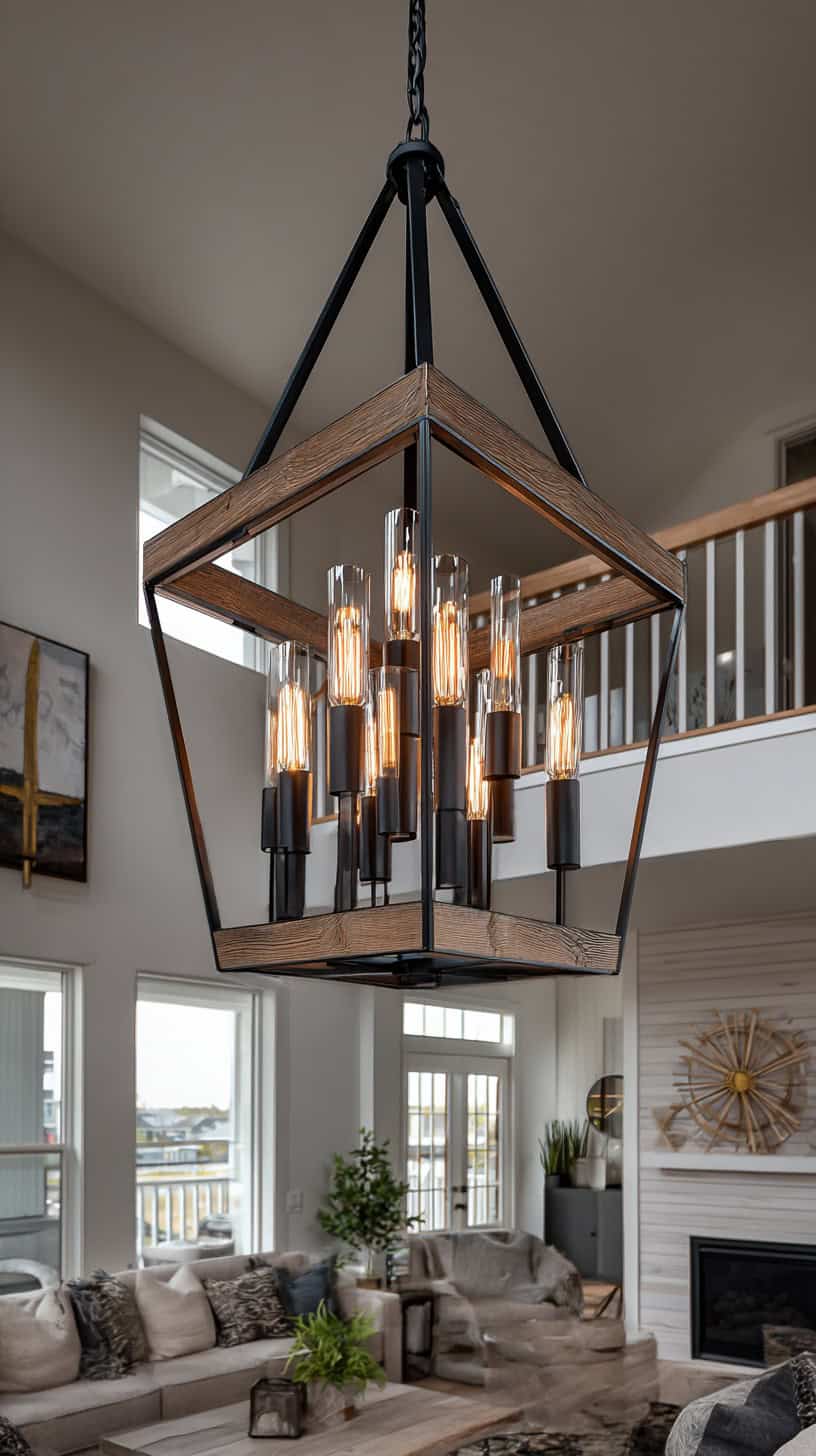 Modern Farmhouse Chandeliers For Living Room - Image 2