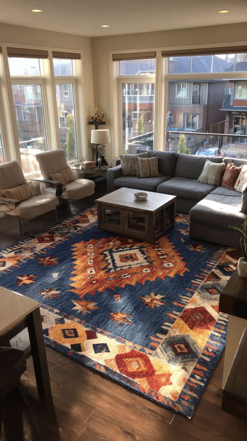 Oversized Patterned Big Rug - Image 2