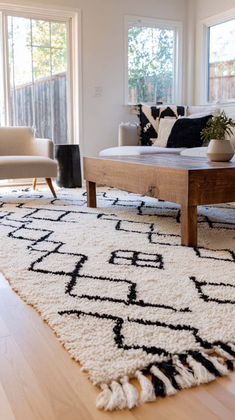 Rugs For Modern Farmhouse Living Room