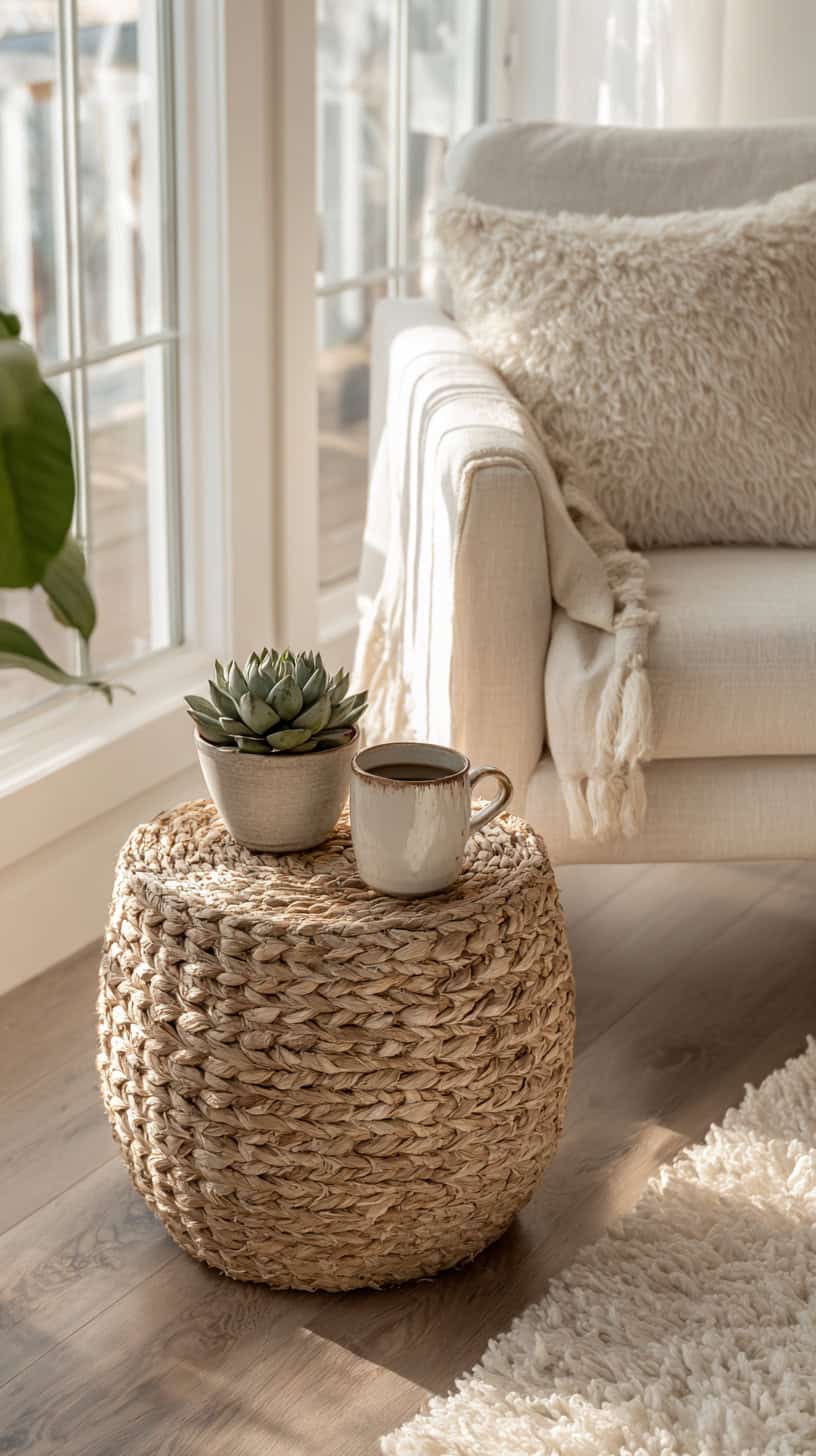 Seagrass Side Table - Image 2