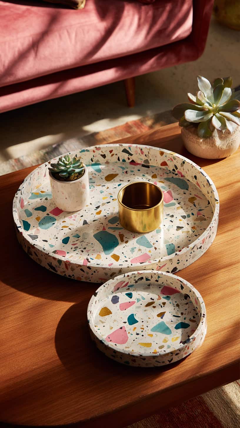 Terrazzo Tray Set - Image 3
