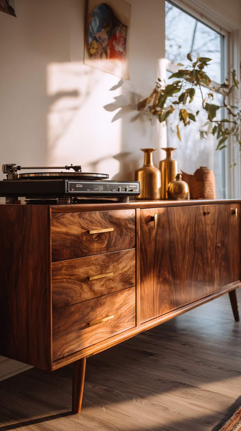 Walnut Credenza - Image 2