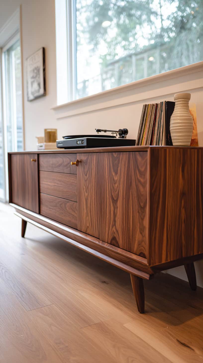 Walnut Credenza - Image 1