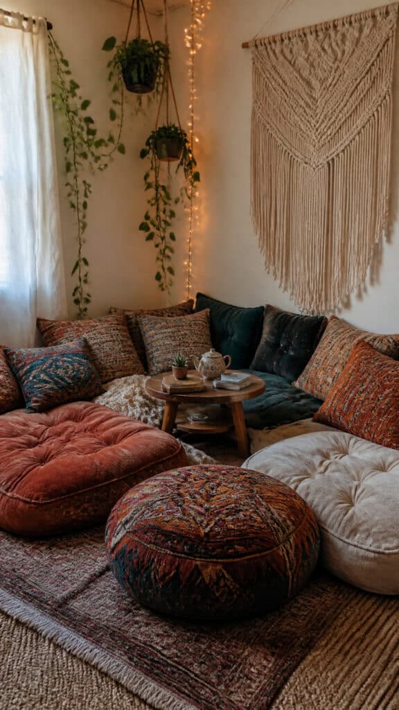 Bohemian Floor Cushion Paradise