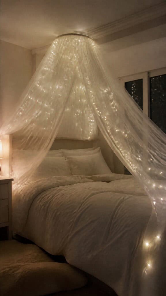 Canopy Lights for Dreamy Overhead Glow