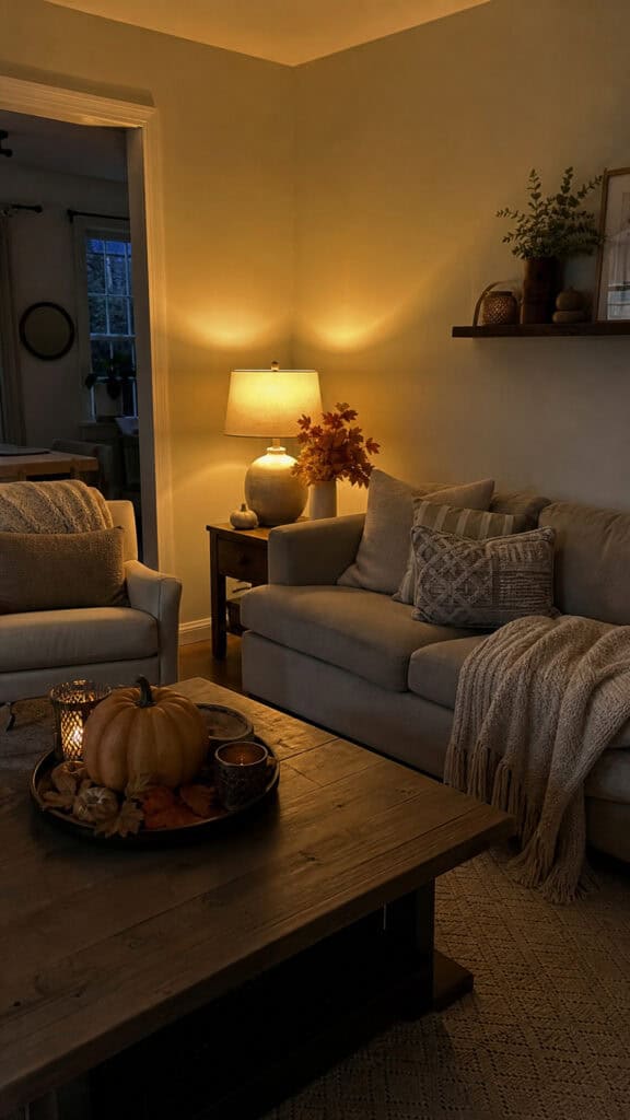 Ambient Lighting with Warm Bulbs