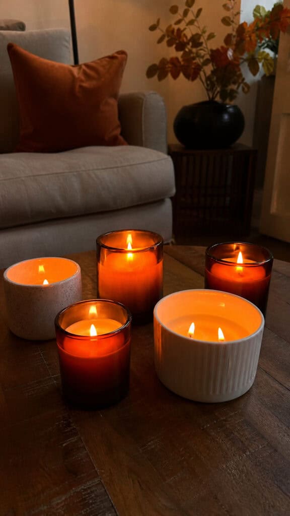 Scented Candles in Fall Fragrances