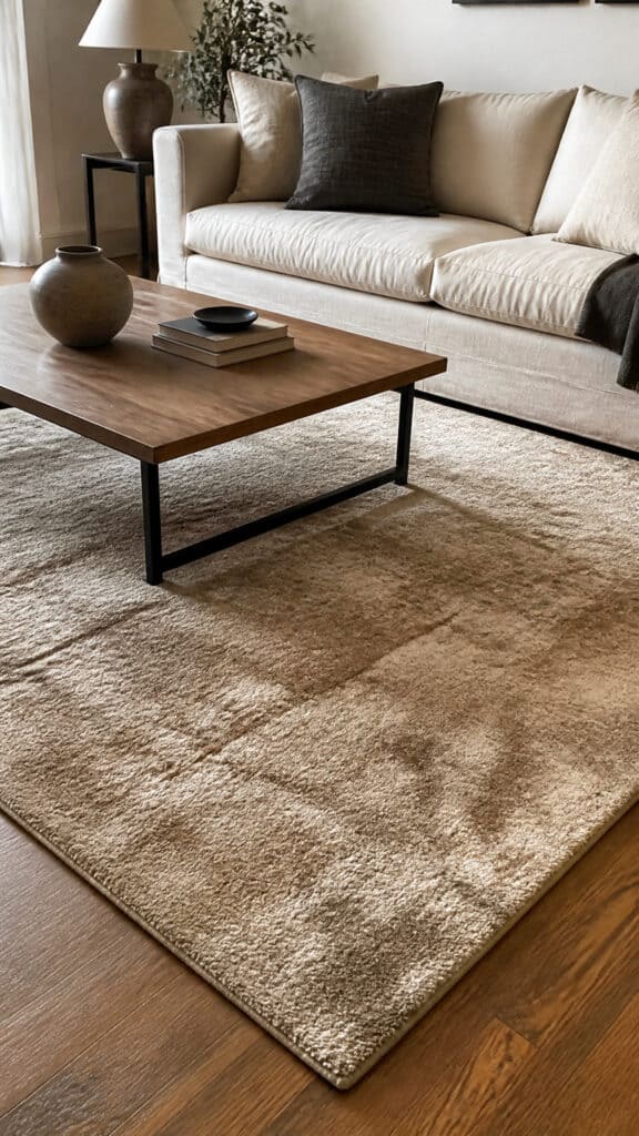 Add Warmth with Area Rugs