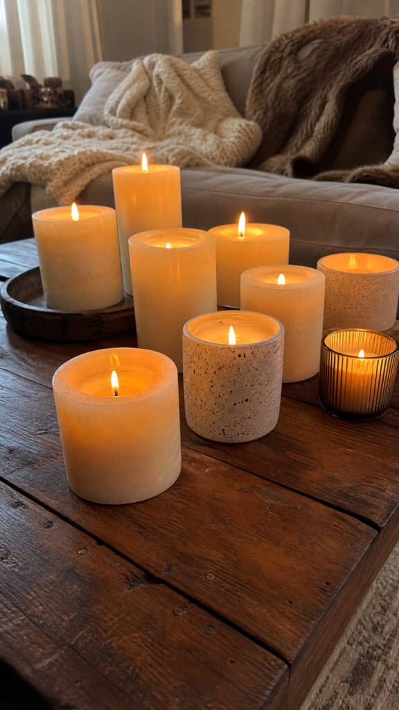 Use Candles for Ultimate Coziness